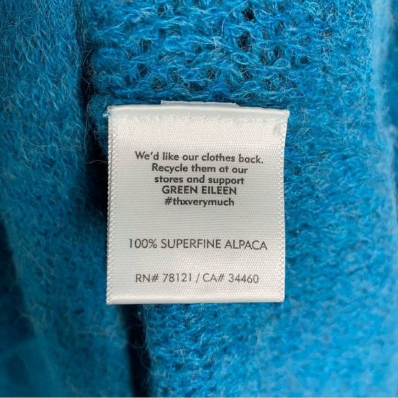Eileen Fisher 100% Superfine Alpaca Sweater - Picture 9 of 11